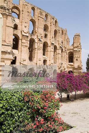 Roman Colosseum, El Jem, UNESCO World Heritage Site, Tunisia, North Africa, Africa