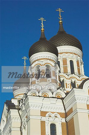 Alexander Nevsky Cathedral, Russian Orthodox church, Toompea Hill, Tallinn, Estonia, Baltic States, Europe