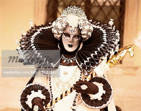 Carnival costume, Venice, Veneto, Italy, Europe