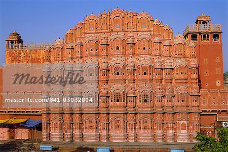 The Palace of the Winds, Hawa Mahal, Jaipur, Rajasthan, India, Asia
