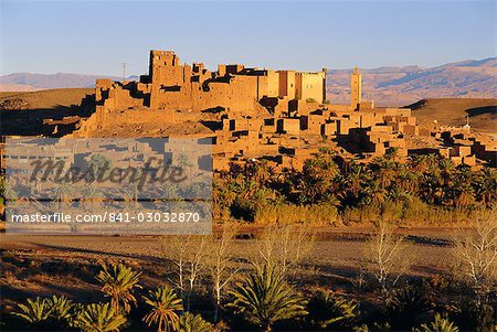 Tiffouloute Kasbah, Ouarzazate region, Morocco, North Africa