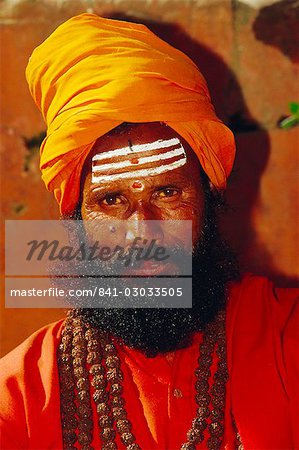Portrait of a Hindu Sadhu, Pashupatinath, Katmandu, Nepal