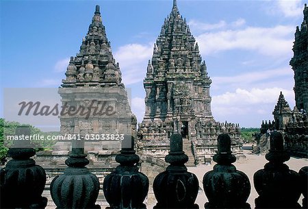 Hindu temples of Candi Prambanan, UNESCO World Heritage Site, Yogyakarta region, island of Java, Indonesia, Southeast Asia, Asia