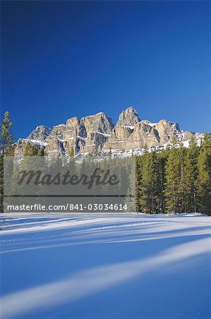 Castle Mountain,Rocky Mountains,Alberta,Canada