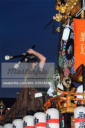 Decorated floats at Takayama spring festival, Honshu Island, Japan, Asia