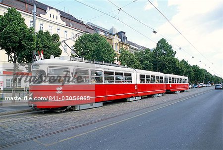 Tram, Leopoldstadt, Vienna, Austria, Europe