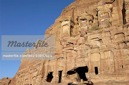 Corinthian Tomb, Petra, UNESCO World Heritage Site, Jordan, Middle East