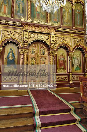 Interior of the Church of the Holy Mother of God, Vilnius, Lithuania, Baltic States, Europe