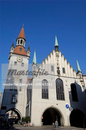 Altes Rathaus (Old Town Hall), Marienplatz, Munich (Munchen), Bavaria (Bayern), Germany, Europe