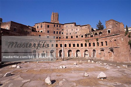 Forum and markets of Trajan, Rome, Lazio, Italy, Europe