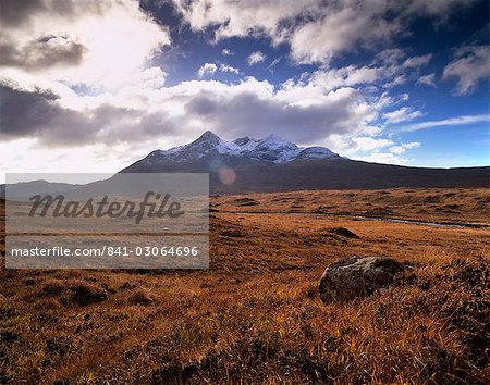 Sgurr nan Gillean, 964m, Black Cuillins range near Sligachan, Isle of Skye, Inner Hebrides, Scotland, United Kingdom, Europe