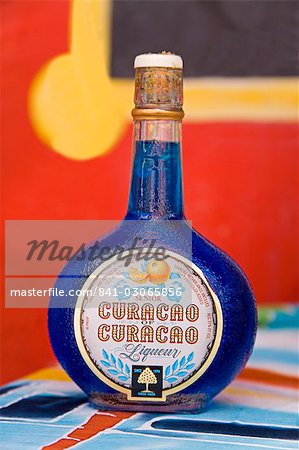 Curacao liqueur, Willemstad, Curacao, Netherlands Antilles, West Indies, Caribbean, Central America