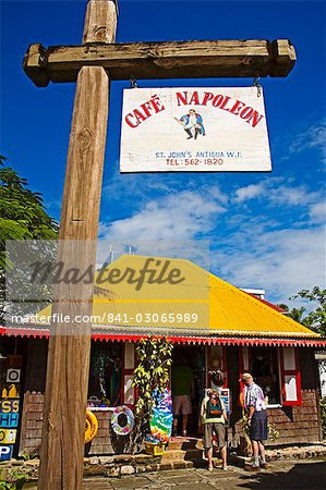 Store, Recliffe Quay, St. Johns, Antigua Island, Antigua and Barbuda, Leeward Islands, Lesser Antilles, West Indies, Caribbean, Central America