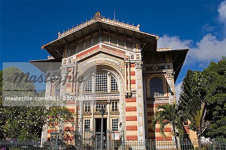 Bibliotheque Schoelcher (library), Fort-de-France, Martinique, French Antilles, West Indies, Caribbean, Central America