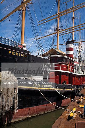 Sail Ship, South Street Seaport Museum, Lower Manhattan, New York City, New York, United States of America, North America