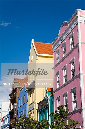 Stores on Handelskade, Punda District, Willemstad, Curacao, Netherlands Antilles, West Indies, Caribbean, Central America