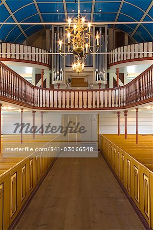 The Organ in Cathedral Havnar Kirkja, City of Torshavn, Faroe Islands, Kingdom of Denmark, Europe