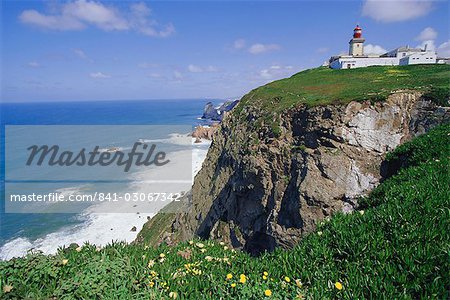 Cabo da Roca, Europe's westernmost point, Sintra-Cascais Natural Park, Estremadura, Portugal, Europe