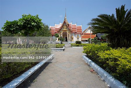Temple, Wat Chalong, Phuket, Thailand, Southeast Asia, Asia