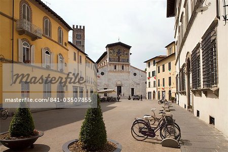 Church of San Frediano, Lucca, Tuscany, Italy, Europe