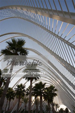 L'Umbracle, Ciutat de les Arts i de les Ciencies, City of Arts and Sciences, Valencia, Costa del Azahar, Spain, Europe