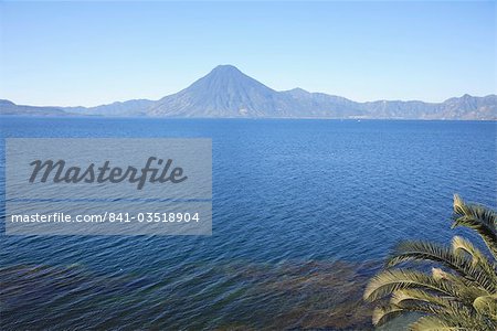 Volcano, Lake Atitlan, Guatemala, Central America