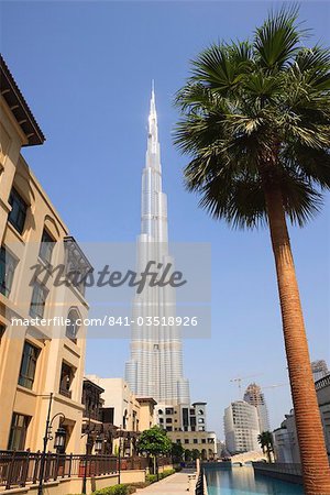 Burj Khalifa, formerly the Burj Dubai (Dubai Tower), the tallest tower in the world at 818m, Downtown Burj Dubai, Dubai, United Arab Emirates, Middle East