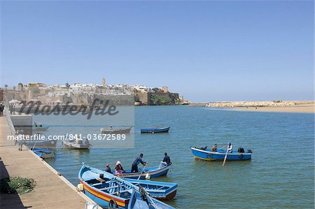 River Bouregreg, Rabat, Morocco, North Africa, Africa