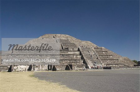 Pyramid of the Moon, Archaeological Zone of Teotihuacan, UNESCO World Heritage Site, Mexico, North America