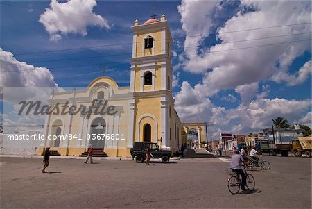 Colonial church in Camaguey, Cuba, West Indies, Caribbean, Central America