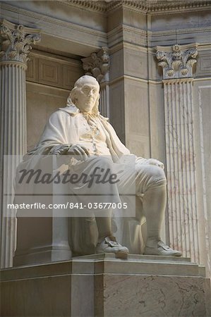 Statue of Benjamin Franklin in Philadelphia, Pennsylvania, United States of America, North America