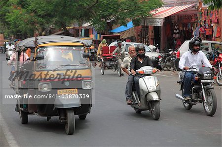 Street scene, Jaipur, Rajasthan, India, Asia