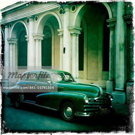 Classic American car, Havana, Cuba, West Indies, Caribbean, Central America