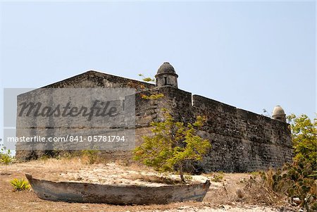 Fort, old town, Ibo Island, Mozambique, Africa
