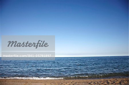 The beach, Argeles sur Mer, Languedoc Roussillon, France, Europe