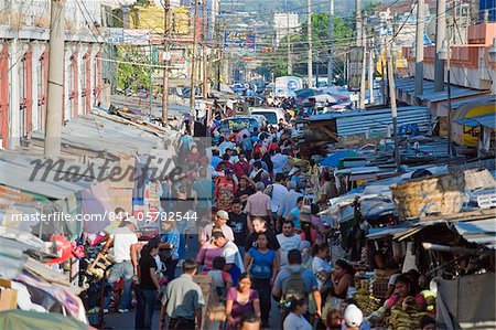 Street market, San Salvador, El Salvador, Central America