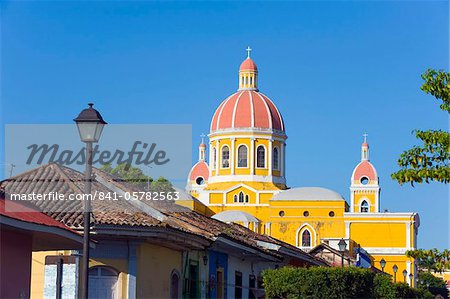 Granada Cathedral, founded in 1583, rebuilt in 1915, Granada, Nicaragua, Central America