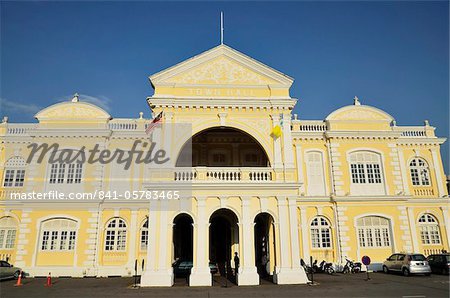 Town Hall, George Town, UNESCO World Heritage Site, Penang, Malaysia, Southeast Asia, Asia