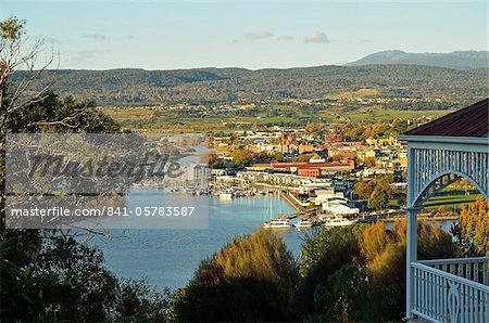 View of Launceston and River Tamar, Tasmania, Australia, Pacific