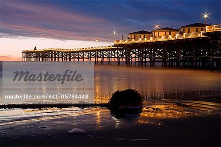 Crystal Pier on Pacific Beach, San Diego, California, United States of America, North America