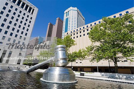 Gavel sculpture outside the Ohio Judicial Center, Columbus, Ohio, United States of America, North America