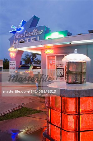 Blue Swallow Motel in Tucumcari, New Mexico, United States of America, North America