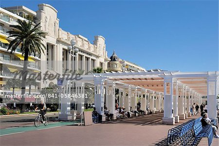 Promenade des Anglais, Nice, Alpes Maritimes, Provence, Cote d'Azur, French Riviera, France, Europe