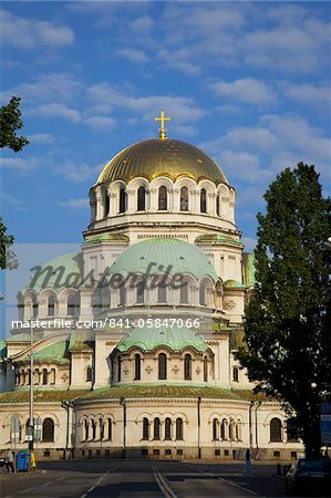 Aleksandur Nevski Memorial Church, Ploshtad Aleksandur Nevski Place, Boulevard Moskovska Oborishte, Sofia, Bulgaria, Europe