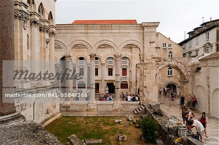 The Peristyle, UNESCO World Heritage Site, Split, region of Dalmatia, Croatia, Europe