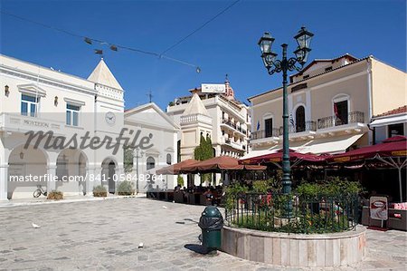 Restaurants, St. Markos Square, Zakynthos Town, Zakynthos, Ionian Islands, Greek Islands, Greece, Europe