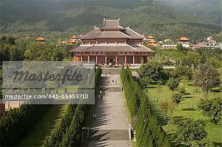 Yutong Avalokutesvara Hall, Chongsheng temple (The Three Pagodas temple), Dali, Yunnan, China, Asia