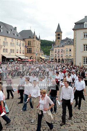 Hopping procession of Echternach, Luxembourg, Europe