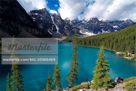 Moraine Lake, Valley of the Ten Peaks, Banff National Park, UNESCO World Heritage Site, Alberta, Rocky Mountains, Canada, North America