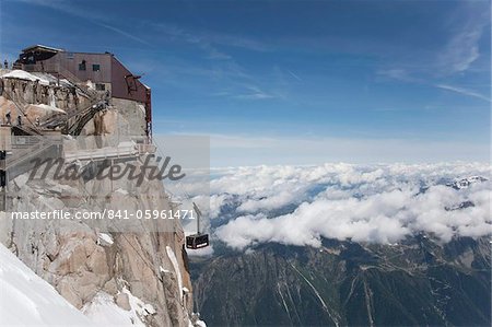 Aiguille du Midi, Mont Blanc, Haute Savoie, French Alps, France, Europe